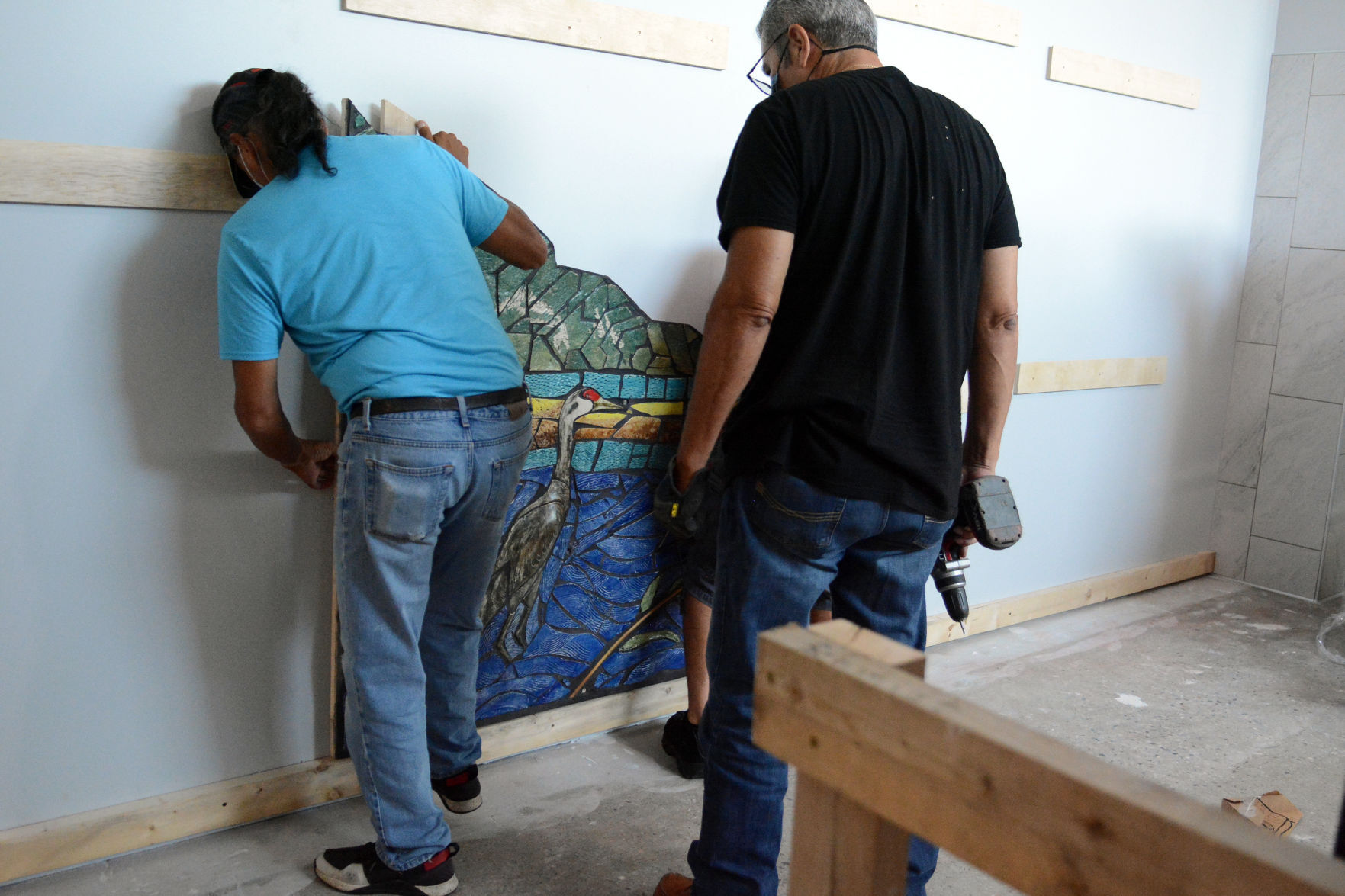 Little Eagle Arts Foundation mural for Baraboo middle school